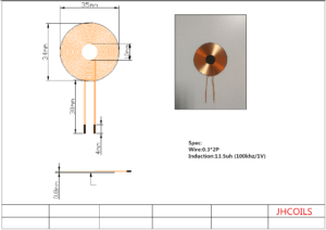 Wireless transmitter coils