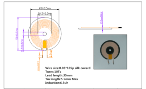 wireless charging coils design