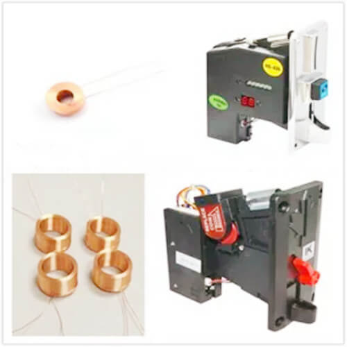 Magnet wrie coil for coin collection machine
