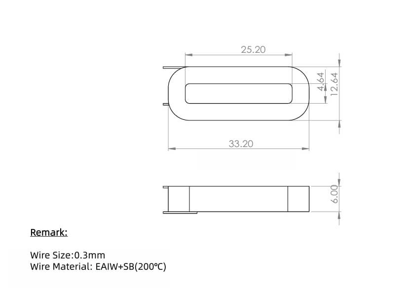 Linear Motor Coil Drawing