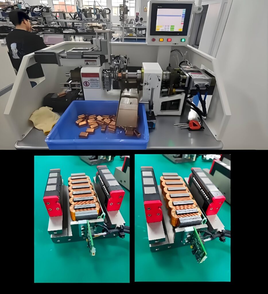 Linear Motor Coil Production and testing