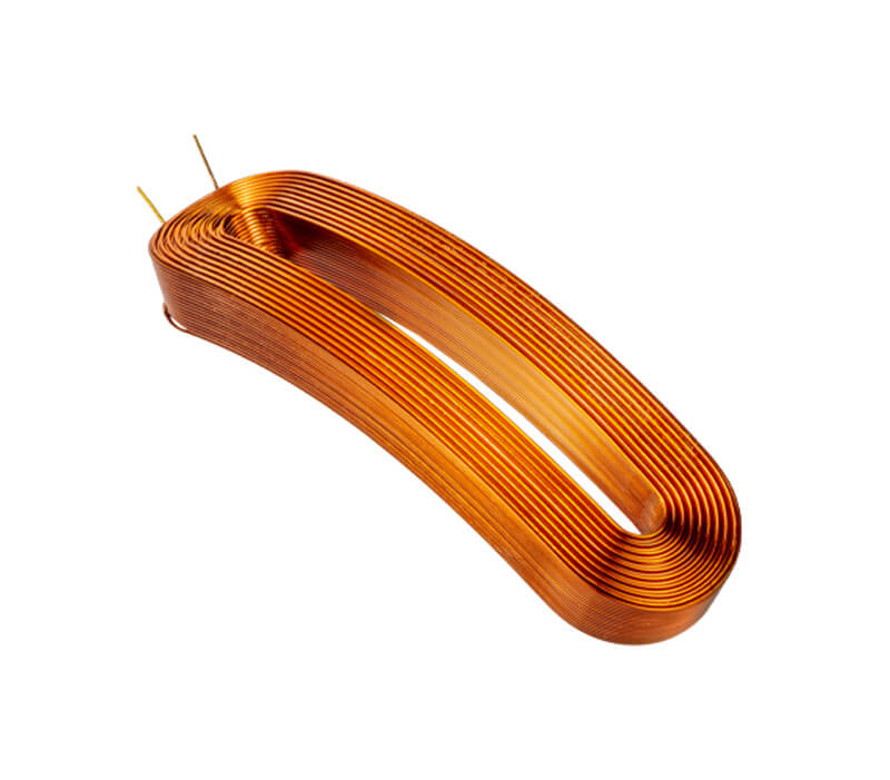 A collection of different custom shaped coils