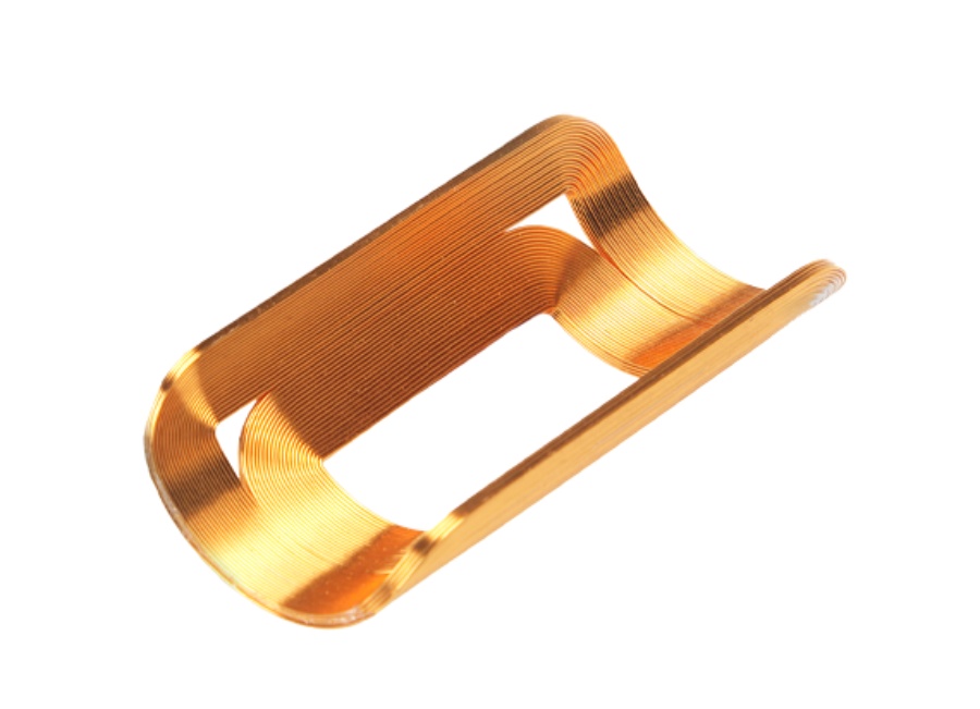 A custom winding mold for an odd-shaped coil